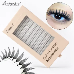 Soft Matte Premade Spire Eyelash Extensions C D Curl 8-15mm Private Label Manga Eyelashes