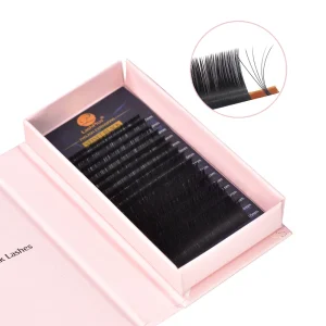 Soft Natural Silky Fibers Rich Black Matte Finish Eyelashes Ultra-fluffy Matte Black Cashmere Lash Trays