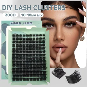 Soft Natural Wispy Lash Clusters Mixed Length DIY Individual Eyelash Extension Fluffy Segmented Lashes Beginner Friendly OEM ODM