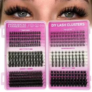 Soft Natural Wispy Lash Mixed Types DIY Individual Eyelash Extension Fluffy Segmented Lashes Beginner Friendly