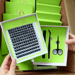 Soft Pre-Cut DIY Lash Segment at Home Lash Extension Kit 8-16mm Custom Eyelash Cluster Kit