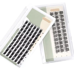 Soft Reusable Vegan Waterproof DIY Home Application Natural Look Mixed Length Volume Individual Extension Cluster Eyelashes