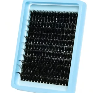 Soft Wispy Faux Mink 8 16mm DIY Segment Cluster Eyelashes C Curl Reusable Fluffy Waterproof Handmade Daily Party Makeup Look
