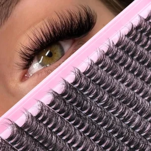 Soft and Comfortable 8 16mm C D Curl Cluster Individual Flare Lashes Eyelash Extensions