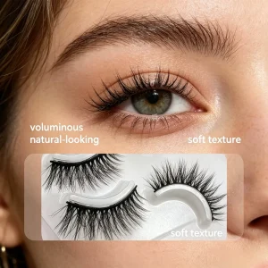 Soft and Lightweight False Eyelashes Naturally Realistic Reusable One Piece Is Also Available