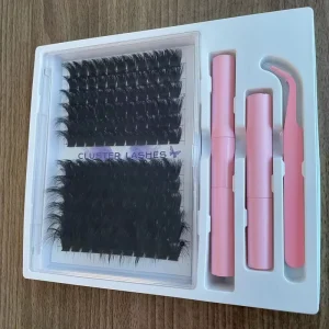 Softer Feel 3D Design Individual Eyelashes Cluster Eyelashes Premade Fan Eyelash Russia Volume Cili 60 Pieces Clusters