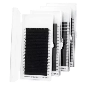 Song Lashes 5 20 mm 16 Lines False Natural Matte Black Eyelash Extension EyeLashes Extension