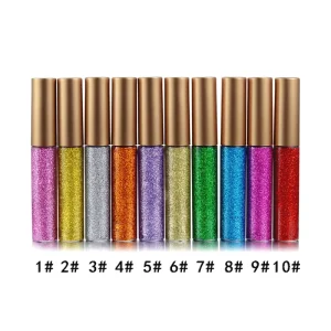 Sparkling Eye Makeup Long Lasting Eye Liner Shimmer Cosmetics Luxury Waterproof Liquid Glitter Eyeliner