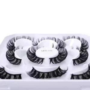Special Dramatic 6D Faux Natural Long Lashes Wink Winged Eyelash Extensions C D DD Curl Russian Volume Lashes