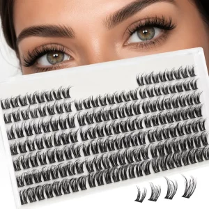 Spider Lash Clusters Wispy Feather for Cruelty Free Handmade Eyelash Extensions 10 16MM 160Pcs