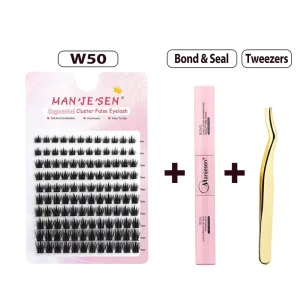 Spike DIY Cluster Eyelash Sharp Tips Individual Lashes 10 16mm Manga Anime Style Bold Statement