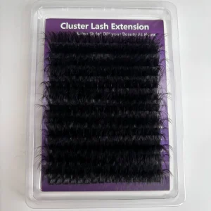 Spike Lash Clusters With Bottom Lashes Mix CD Curl Faux Mink DIY Eyelash Kit Private Label Custom Natural Lashes