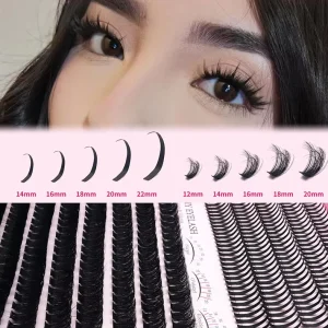 Spikes Fairy Pointed Lashes with Fluffy 100D 80D False Eyelashes DIY Segment Cluster Lashes Volume Individual Lash Extensions