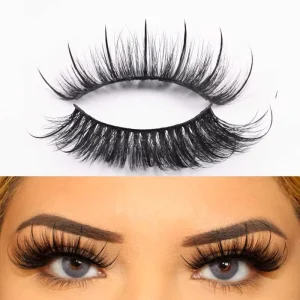 Spikes Lashes Volume Natural Look Faux Mink Handmade 3D Multi Layered Cruelty Free Reusable Eyelashes