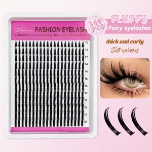 Spikes Manga Cluster Eyelash Extension Kit Individual Fairy Lashes