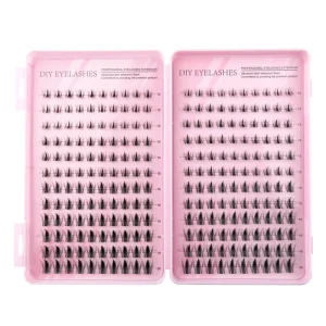 Spiky Fairy Eyelashes Single Cluster Extension Set DIY Segmented Natural Dense Cluster Lashes