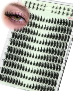 Spiky Flower Lashes DIY Kit Full Sizes Thick Dramatic Cluster Synthetic Hair False Eyelashes 3D Eye Makeup