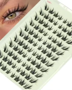 Spiky Flower Lashes Full Kit Synthetic Hair 10 Rows Mixed Sizes Cluster False Eyelashes 3D Dramatic Lashes