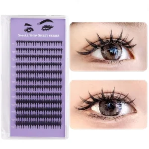Spire Fairy Wings Handmade DIY Natural Soft Cruelty Free Vegan Premade Fanned Korean PBT D Comic Lashes Extensions
