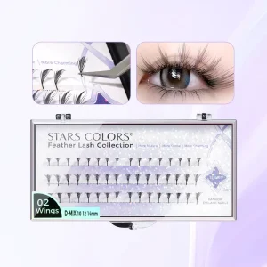 Stars Colors Lash Collection Spire Eyelash Extensions Multiple Trays Set 0.07mm C Curl Individual Lash Supplies