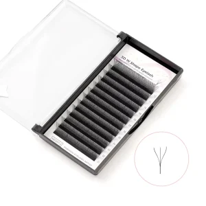 Starscolors Three Clover Eyelashes Pestaas 1s Blooming Weave Lashes Double Tips 3D 4D 5D W Eyelash Extension Trays