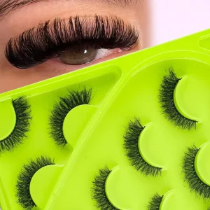 Strip Cluster Lashes Cat Eye Faux Mink Reusable 3D Mixed-Thickness False Eyelashes