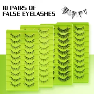 Strip False Eyelashes Natural Style Strip Lashes Comfortable Daily Makeup Individual False Eyelashes
