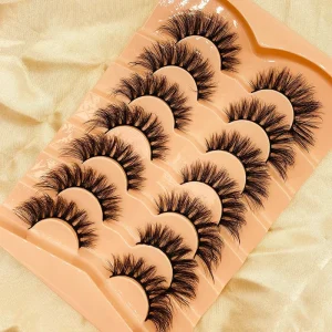 Strip Faux Mink Lashes Vegan 7 Pair Eyelashes