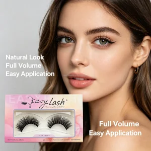 Strip Lashes D Curl 1 Pair Set 3D Silk Eyelashes Multi Layered Fluffy Volume Lashes