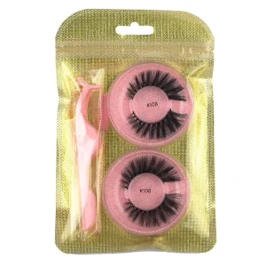 Strip Lashes Faux Mink Fake Eyelash Vendor Natural Biodegradable 5D Vegon Eco Friendly
