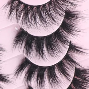 Strip Lashes Fluffy 3d False Eye Lashes Wispy Volume Reusable Eye Lashes High Quality Natural Strip Lashes