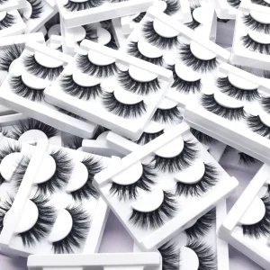 Strip Lashes Fluffy 3d Mink False Eye Lashes Wispy Volume Reusable Eye Lashes High Quality Strip Lashes