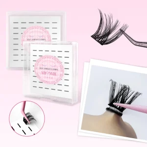 Strong Hold Self Adhesive Lash Cluster Strips Waterproof Lash Glue Tape Replacement Reusable Self Adhesive Eyelashes Strip