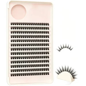 Style Spiky Fairy Manga Lashes Super Light Invisible Band Reusable Self Application Extension Kit Cluster Eyelashes