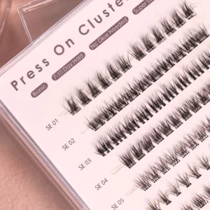 Summer Collection Handmade Natural Faux Mink Full Strip 3D for Cruelty Free Pre Glued Self Adhesive Reusable Eyelash