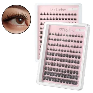 Sunflower Cluster Lashes Layered Wispy Lash Segments Gradient Volume Individual DIY Eyelash Extensions