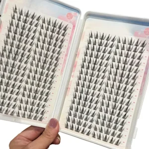 Sunflower False Eyelash Book Thick Lazy Segmented Single Cluster Fiber Suitable for Party False Eyelash