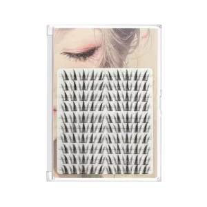 Sunflower Upper Eyelash Synthetic Hair Segmented Lazy Style Sunflower Trilogy False Eyelashes Large