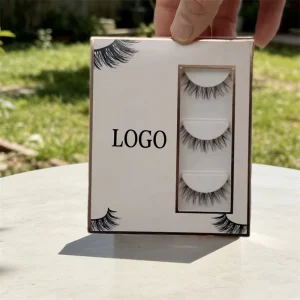 Sunland High Quality Korean PBT Fiber Clear Band 3D Faux Mink Eyelashes Private Label SEVERBEAUTY Handmade Cruelty Free