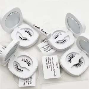 Sunland New Products Handmade No Glue Needed False Eyelashes Magnets Quantum Magnetic Lashes Set in Velvet Bag