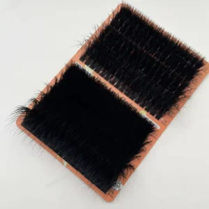 Super Fluffy Faux Mink 3D D Curl DIY Cluster Lash Kits Reusable PBT Material Lash Tray