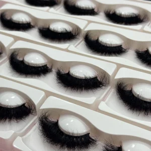 Super Full and Fluffy False Eyelashes with Custom Packaging Handmade 23mm 25mm Mink Strip Lashes
