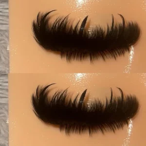 Super Full and Thick Lash Extension Strips Wispy 25mm Mink Eyelashes Vendor Private Label Lashes Bulk