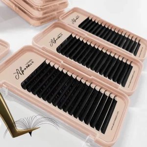 Super Matte Black Volume Cashmere Lash Extensions Classic Lash Extensions Trays