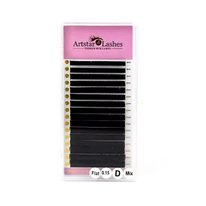 Super Soft Ellipse Flat Lashes Double Tips Lightweight Eyelash Vendor Silk Matte Black Lashes Extensions