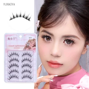Supplier DIY LC Curled 3D Little Devil Eyelash Extensions Simulation Without Sensation False Eyelashes