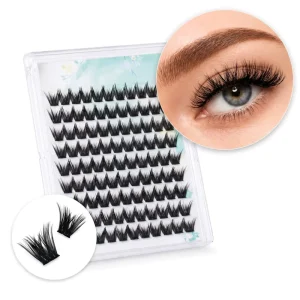 Supplier Eyelash Clusters DIY Eyelash Extension Kit C D Curl Fluffy Single cluster Eyelashes