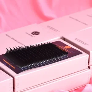 Supplier High Quality Classic Cashmere Matte Black Eyelash Extension Free Sample