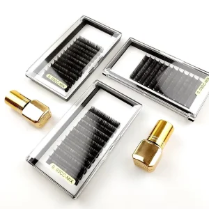 Supplies 0.05 0.07mm Volume Lash Trays Cc Curl Private Label Silk Lash Extensions 25mm Mega Volume Eyelash Extensions
