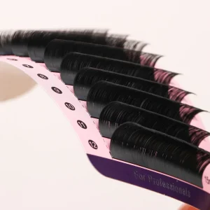 Supplies for Meccil Matte Handmade Vegan Easy Fan Silk 12mm Individual Eyelash Extension 0.05 Cc Curl